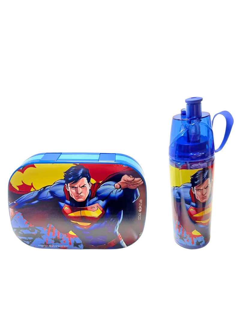 Warner Bros. Warner Bros. Superman Mission Complete 3-In-1 Smash Lunch Bag, Water Bottle And Lunch Box Set