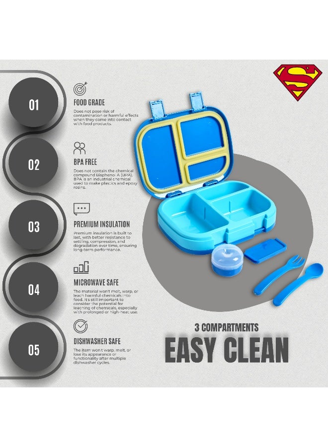 Warner Bros. Superman Mission Complete 3-In-1 Smash Lunch Bag, Water Bottle And Lunch Box Set - Image 5