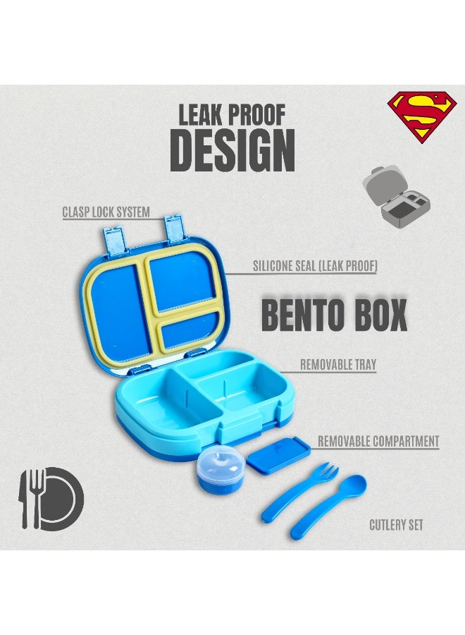 Warner Bros. Superman Mission Complete 3-In-1 Smash Lunch Bag, Water Bottle And Lunch Box Set - Image 4