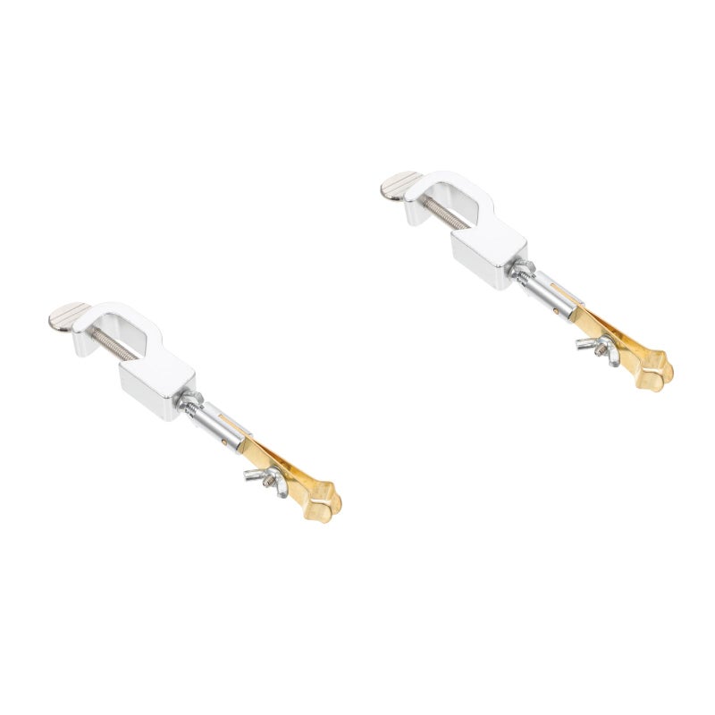 2pcs Reversing Fixing Clip Experiment Equipment Labs Iron Rack Part - Image 1