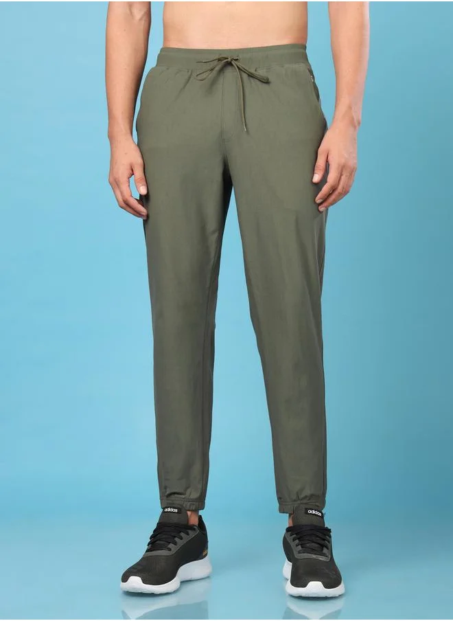 Technosport Technosport Solid Stretch Joggers with Drawstring