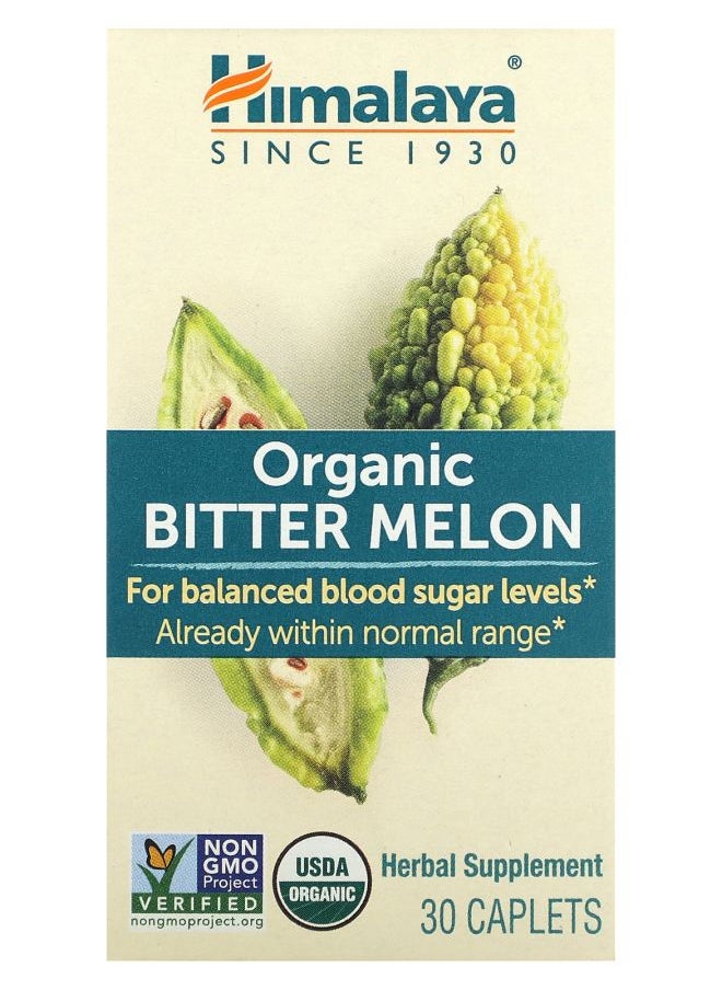 Himalaya Organic Bitter Melon 30 Caplets 
