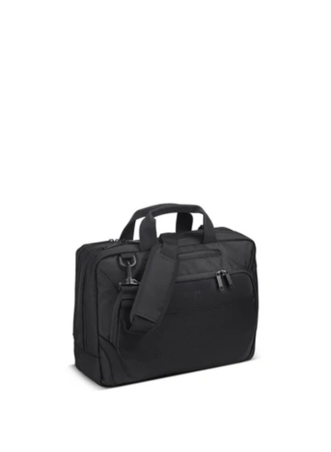 DELSEY Parvis Plus Briefcase 2-compartment satchel PC Bag 15.6″ Black - Image 2