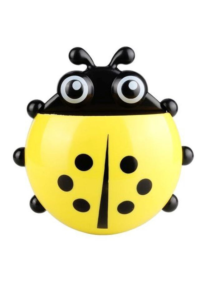 NIBEMINENT Mini Cute Ladybug Toothbrush Yellow/Black 13.5x14x5centimeter  - Image 1