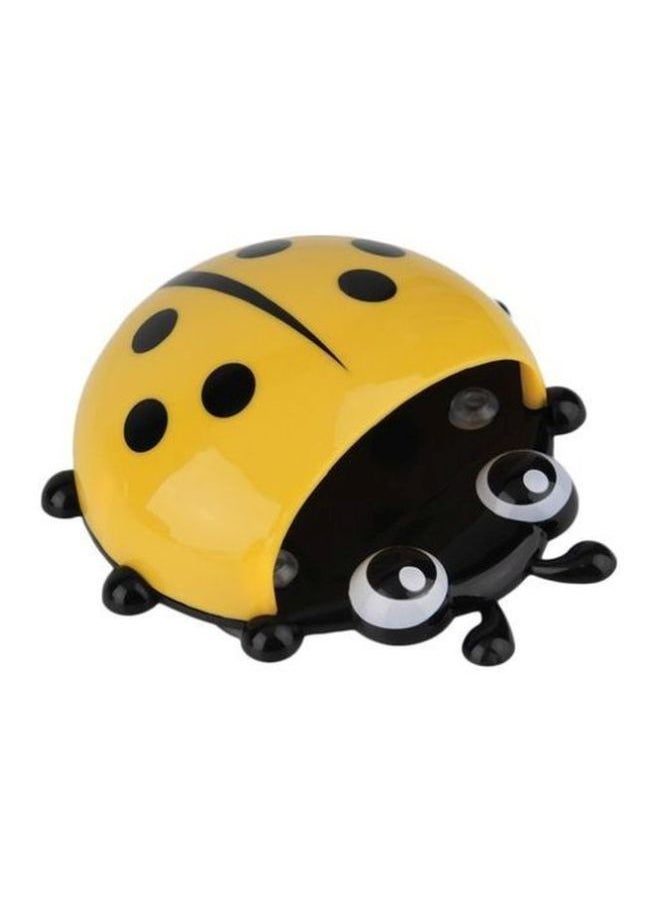 NIBEMINENT Mini Cute Ladybug Toothbrush Yellow/Black 13.5x14x5centimeter  - Image 3