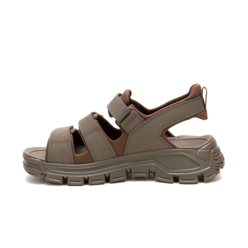 CATERPILLAR CAT Criterion Men’s Soft Sandal – Lightweight EVA Comfort, Stretch Fabric Lining, Durable Rubber Outsole – Light Brown - Image 3