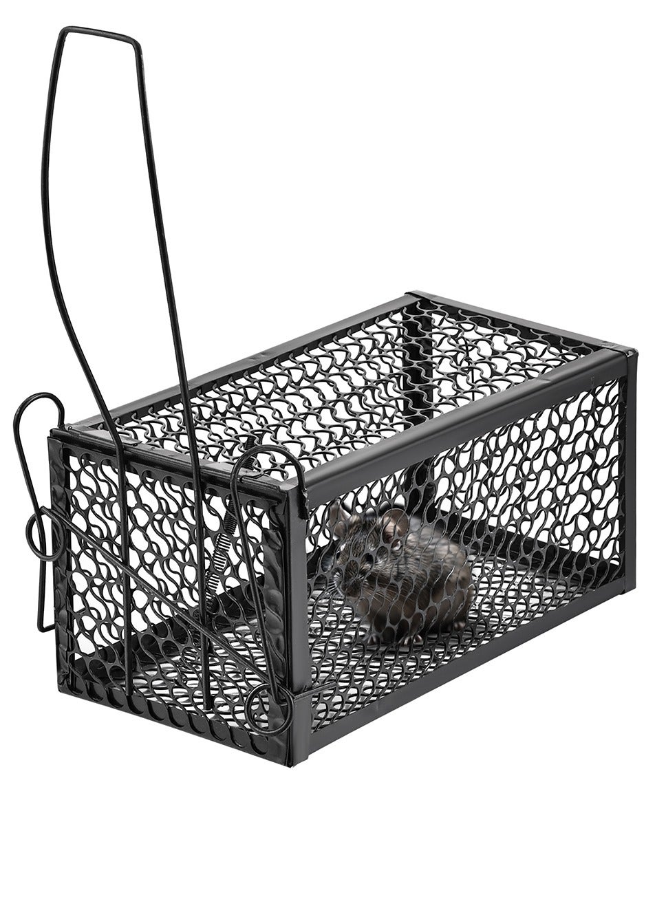 LAWAZIM Mouse and Rat Cage Trap-Black-Reusable Safe for Pets and ...