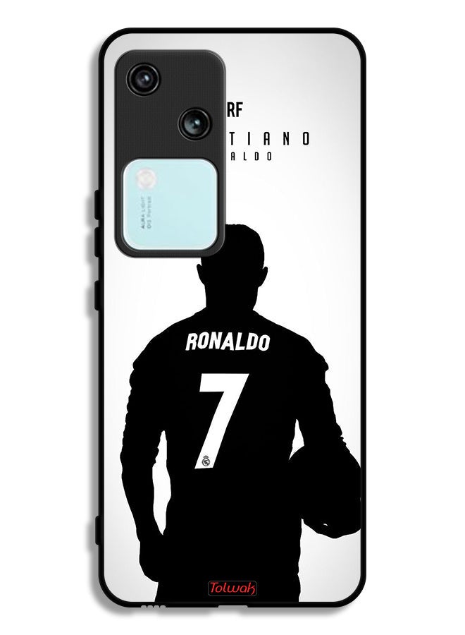 Tolwak Vivo V30 5G Protective Case Cover Cristiano Ronaldo Mask - Image 1
