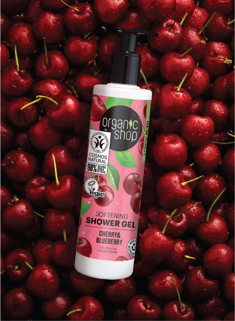 Organic Shop Organic Shop Softening Shower Gel Cherry& Blueberry 280ml