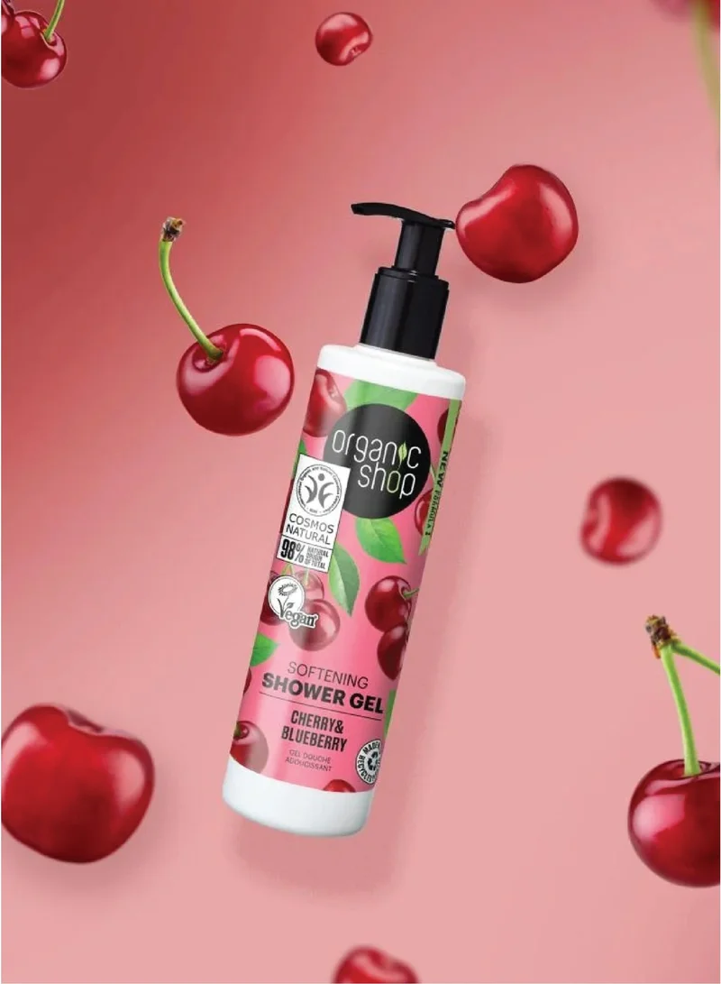 Organic Shop  Organic Shop Softening Shower Gel Cherry& Blueberry 280ml  | Best Price UAE