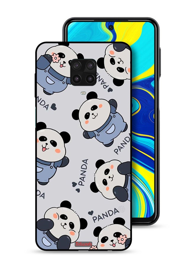 Tolwak Xiaomi Redmi Note 9 Pro Protective Case Cover Pattern Of Pandas - Image 1