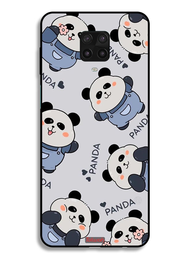 Tolwak Xiaomi Redmi Note 9 Pro Protective Case Cover Pattern Of Pandas - Image 2