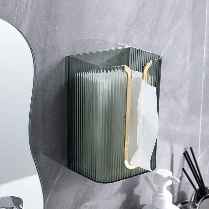 Bayleef Paper Towel Dispenser Wall Mounted, Toilet Paper Holder for Bathroom, Home Napkin Dispenser, Worktop Towel Holder, Waterproof, Rust Resistant (Green) - Image 1