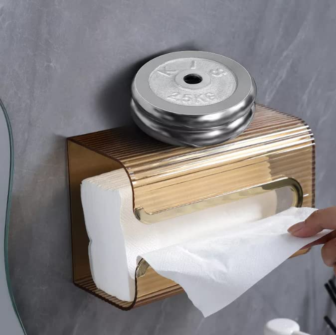 Bayleef Paper Towel Dispenser Wall Mounted, Toilet Paper Holder for Bathroom, Home Napkin Dispenser, Worktop Towel Holder, Waterproof, Rust Resistant (Green) - Image 5