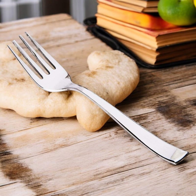 Ecomology 12 PCS Premium Stainless Steel Fork Set AntiRust Dishwasher Safe 100 Food Grade Dining Forks Elegant Silverware for Home Kitchen Dining Ideal for Gifting on All Occasions - Image 3