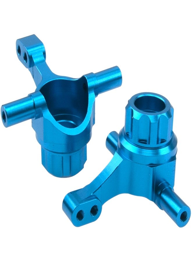 Vgoohobby Aluminum Front Steering Knuckle Carrier Blocks & Rear Stub Axle Carrier Hub Set Compatible with Tamiya TT02 1/10 RC On Road Touring Car Upgrade Parts - Image 3