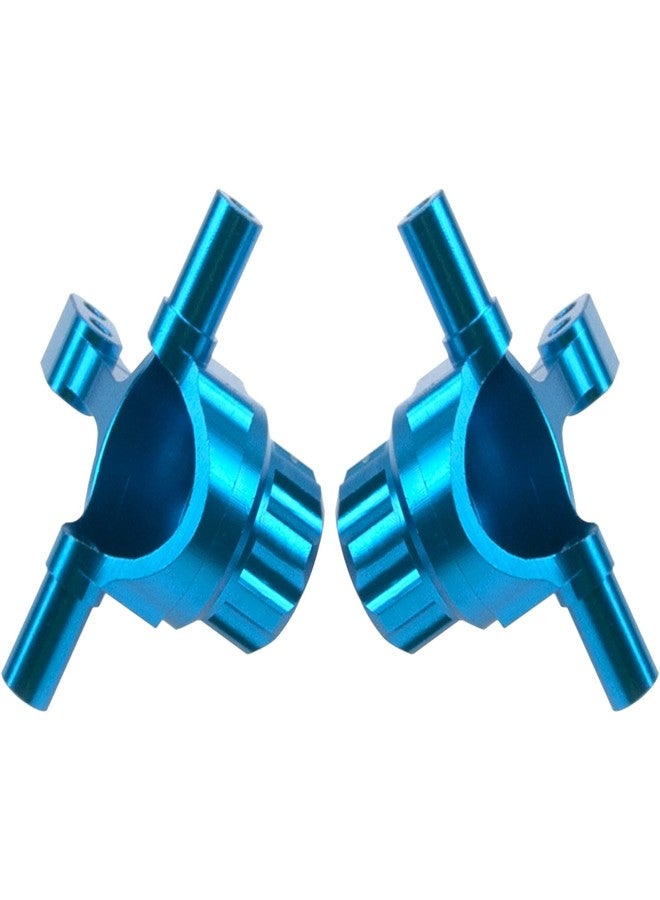 Vgoohobby Aluminum Front Steering Knuckle Carrier Blocks & Rear Stub Axle Carrier Hub Set Compatible with Tamiya TT02 1/10 RC On Road Touring Car Upgrade Parts - Image 5