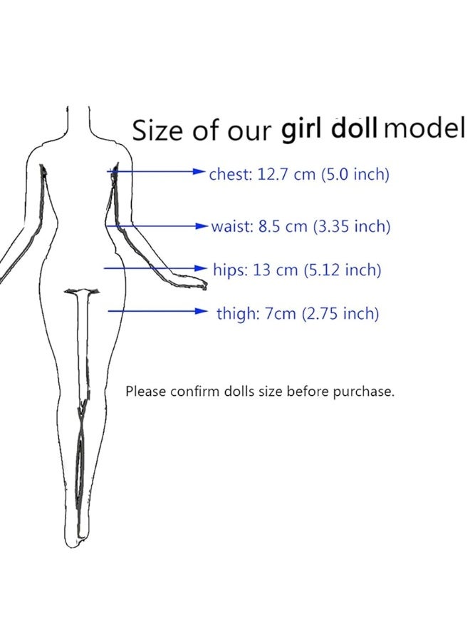 BJDBUS 6 Pcs Ball Mini Gown Dress for 11.5 inch Girl Doll Clothes Playset - Image 4