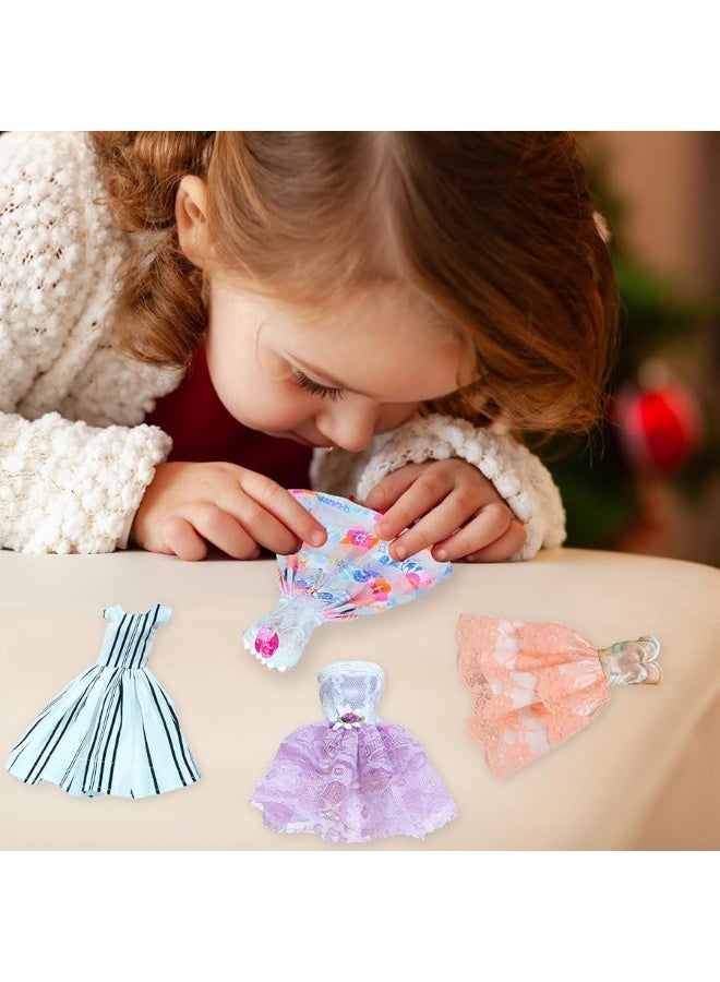 BJDBUS 6 Pcs Ball Mini Gown Dress for 11.5 inch Girl Doll Clothes Playset - Image 1
