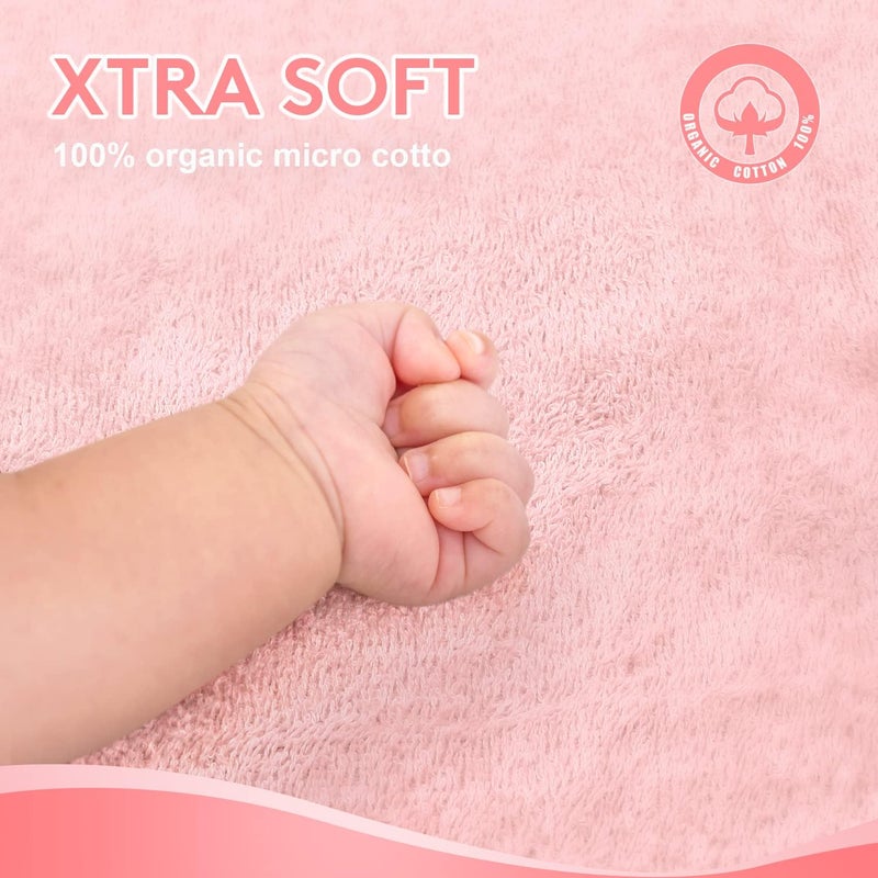 TBEZY Hooded Towel for Kids 100% Cotton Ultra Soft with Unique Animal Design Large for Infants 3-10 Years (Unicorn) - Image 2