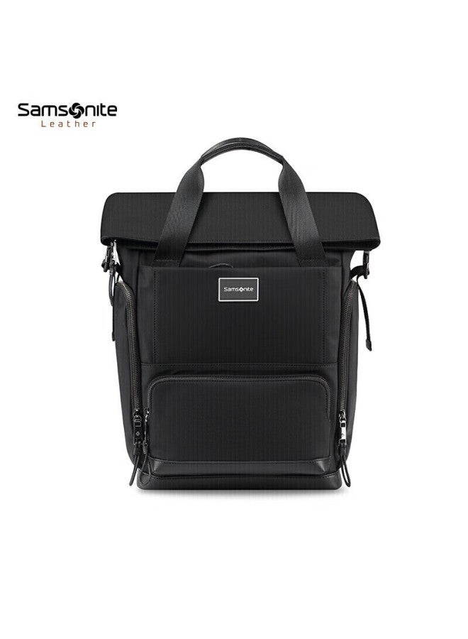 Samsonite حقيبة ظهر فاخرة من سامسونايت لحمل اللابتوب، 16 بوصة، يونيفرسال، جلد بقري، كاجوال، سعة كبيرة، Tm7*003 - Image 1