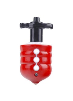 Electric Gyroscope Toy Colorful Lights Music Function Automatic Rotation Gyroscope for Kids Red