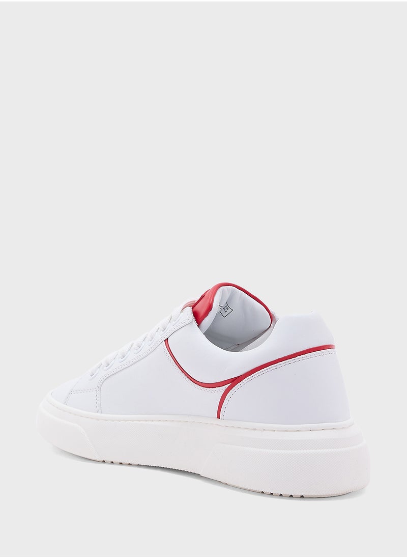 VALENTINO BY MARIO VALENTINO - Lace Up  Low Top Sneakers - Image 1