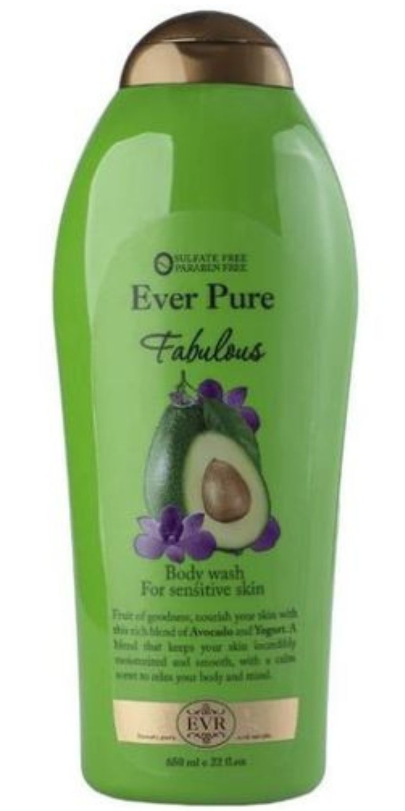 Fabulous Body Wash for Sensitive Skin 650ML