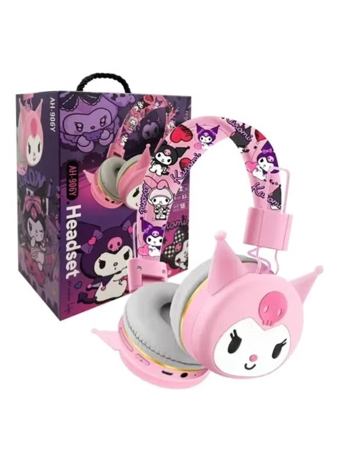 كورومي Kuromi Wireless Bluetooth Headphones With Microphone