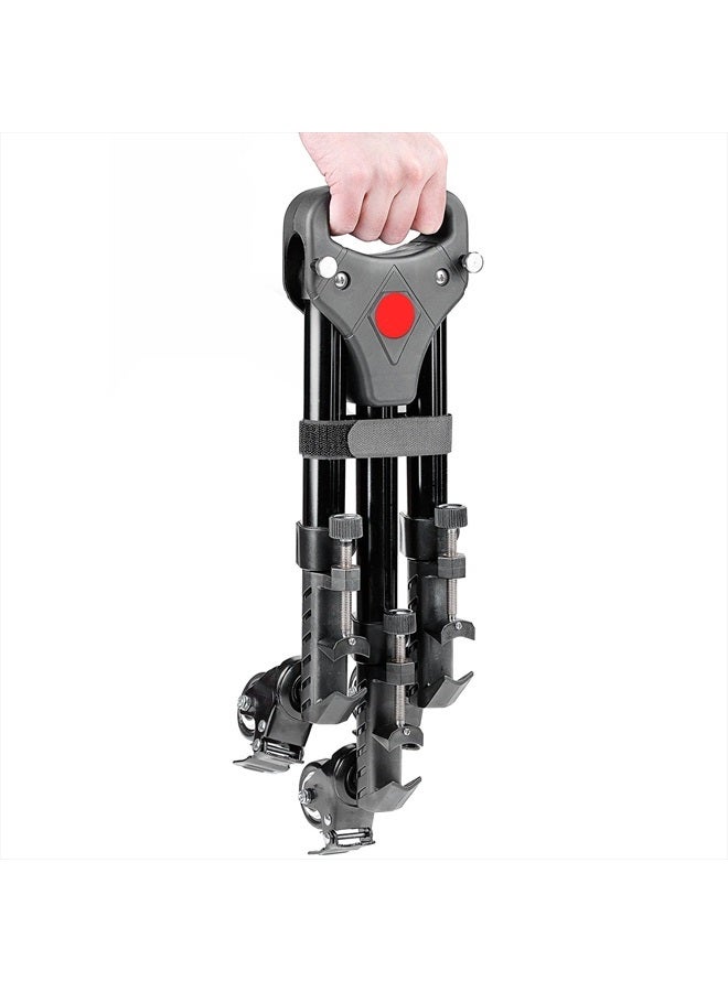 Neewer Photography Professional Heavy Duty Tripod Dolly with Rubber Wheels and Adjustable Leg Mounts for Canon Nikon Sony DSLR Cameras Camcorder Photo Video Lighting - Image 5