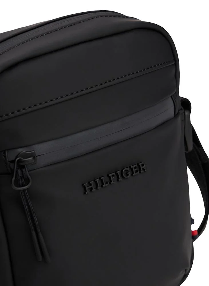 TOMMY HILFIGER Logo Detailed Zip Through Crossbody