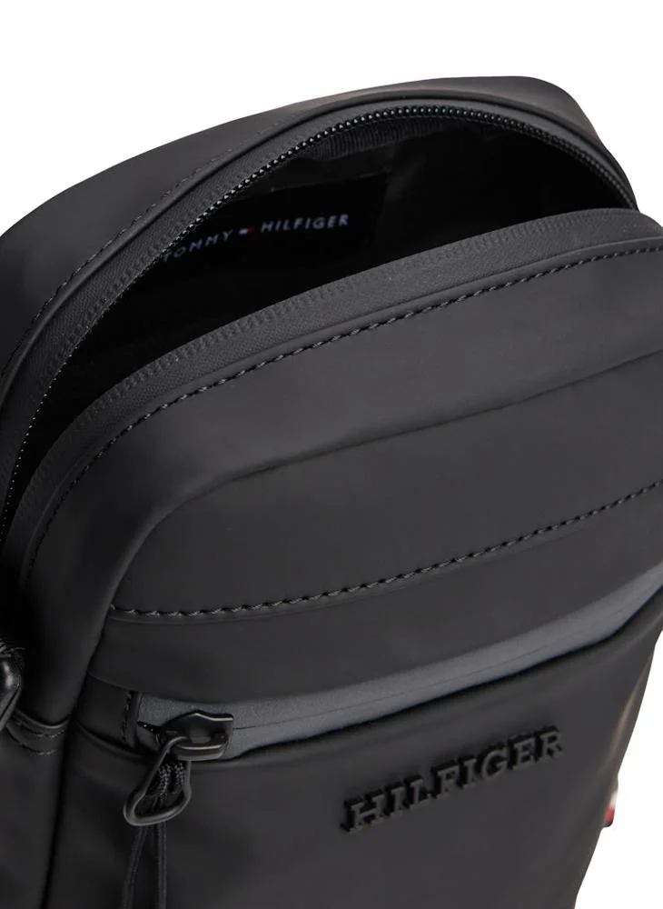TOMMY HILFIGER Logo Detailed Zip Through Crossbody