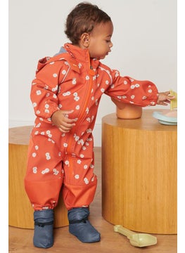 Tchibo Toddlers Boy 1 Pair Plain Rain Footies Socks, Slate Grey  - Image 1