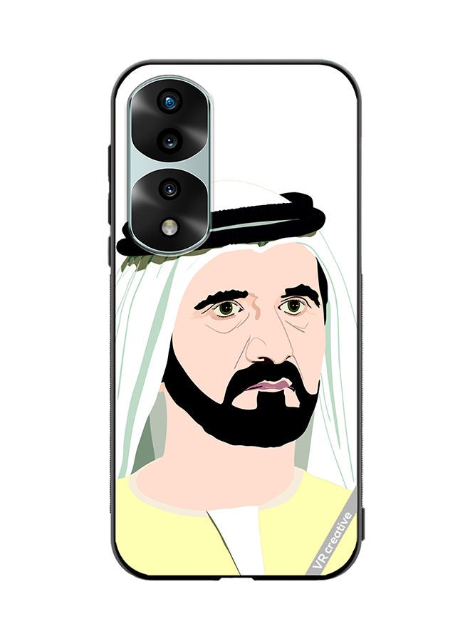 VR CREATIVE Protective Case Cover For Honor 70 Pro Sheikh Mohammed Bin Rashid Al Maktoum Design Multicolour - Image 1
