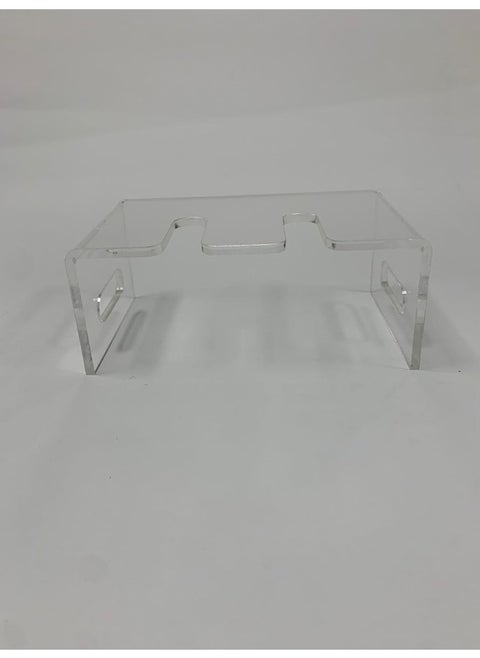 Horoof Home® Premium Clear Acrylic Display Stand | Versatile Organizer for Home, Office, or Retail | High-Quality & Durable Design | 12D x 8.5H x 21W cm