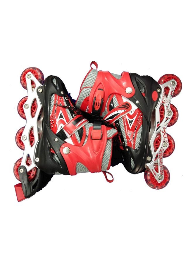 Dealcrox LED Flash Light Fashion Shiny Sneaker Skate Shoes With Wheels And Lightning Sole - Image 3