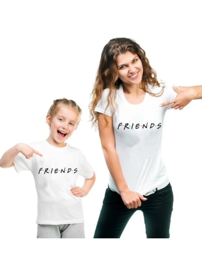 Matching Family Outfits  Mom and Kid Friends T-Shirt  | Best Price UAE