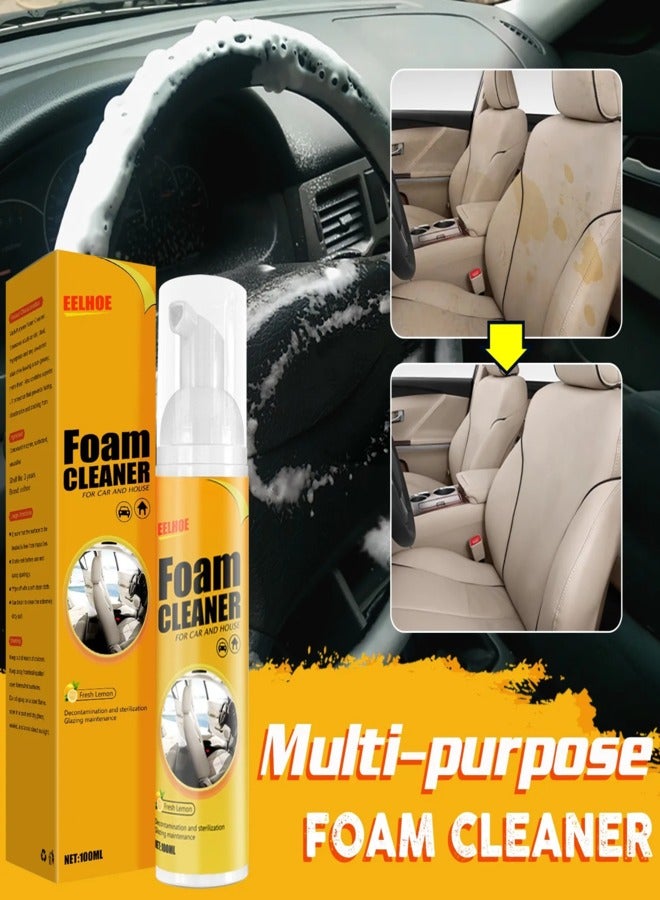 EELHOE Foam Cleaner 30ml Multi Purpose Foam Cleaner Versatile Cleaning Agent for Car Interiors and Home Surfaces - Image 2