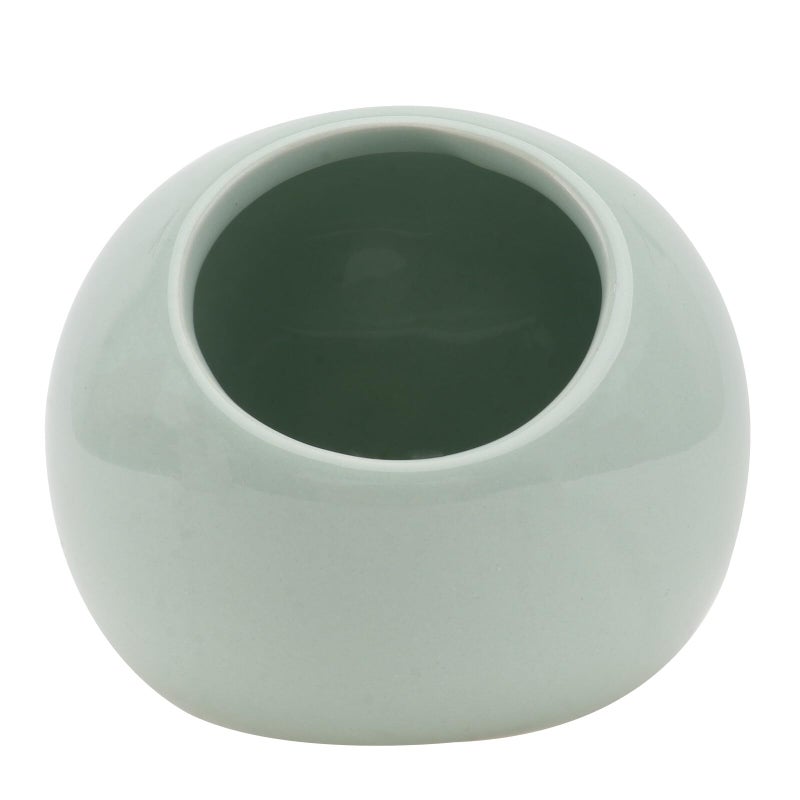 عش تبريد السيراميك الأخضر للهامستر سرير صيفي للنوم للحيوانات الألياف وسادة منزل - Image 2