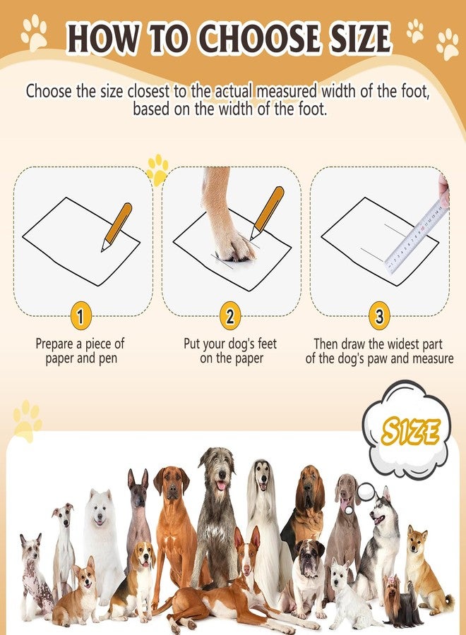 FISHOAKY Dog Shoes for Large Medium Small Dog, Mesh Breathable Dog Shoes for Hot Pavement, Anti-Slip Dogs Boots Paw Protectors with Reflective for Outdoor Walking Indoor Hardfloors(Size 7) - Image 5