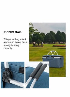 Picnic Basket Collapsible Picnic Bag Grocery Basket Portable Cooler Basket Large Picnic Tote for Camping Travel Picnic - pzsku/Z0E769410C13CBCEBD5C4Z/45/_/1661583218/8fb16300-89b6-49c7-91a1-349a9c2df5af