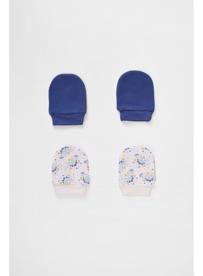 Junior Baby Boys Printed Mittens P/2 - Image 1