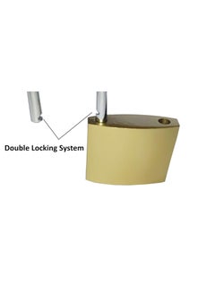 Unikkus Unikkus 63 MM Lock and Keys for Home Door Room House ETS Suitable for Medium Purpose Like pet Doors shutters Gates Lock Size 63mm Hardened Shackle Double Locking System Padlock  - Image 4