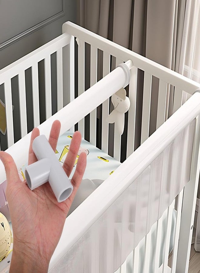 FOYTOKI 4pcs Baby Playpen T Connector T-Shaped Joint and 3-Way Baby Playpen Parts T Connector for Baby Play Yard Accessories and Setup - Image 4