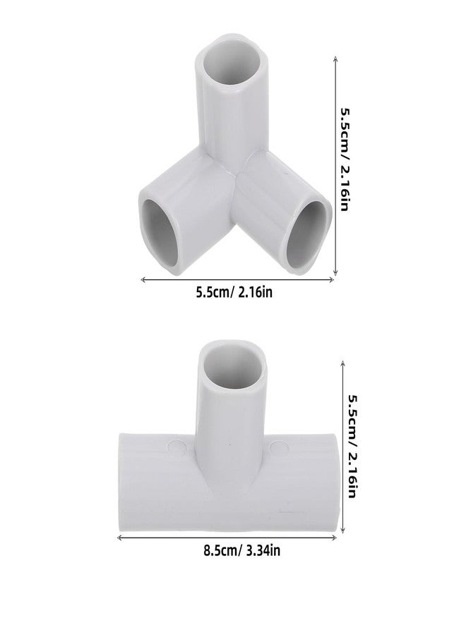 FOYTOKI 4pcs Baby Playpen T Connector T-Shaped Joint and 3-Way Baby Playpen Parts T Connector for Baby Play Yard Accessories and Setup - Image 2
