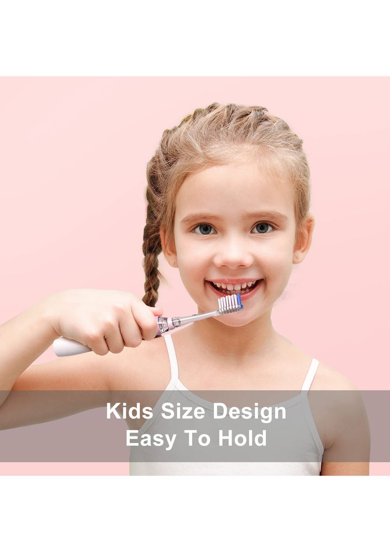 Seago - Kids Electric Toothbrushes Sonic Toothbrush, Soft Battery Powered Tooth Brush With Smart Timer,Waterproof Replaceable Deep Clean For Kids(Age of 3+)，Travel Toothbrush - Image 1