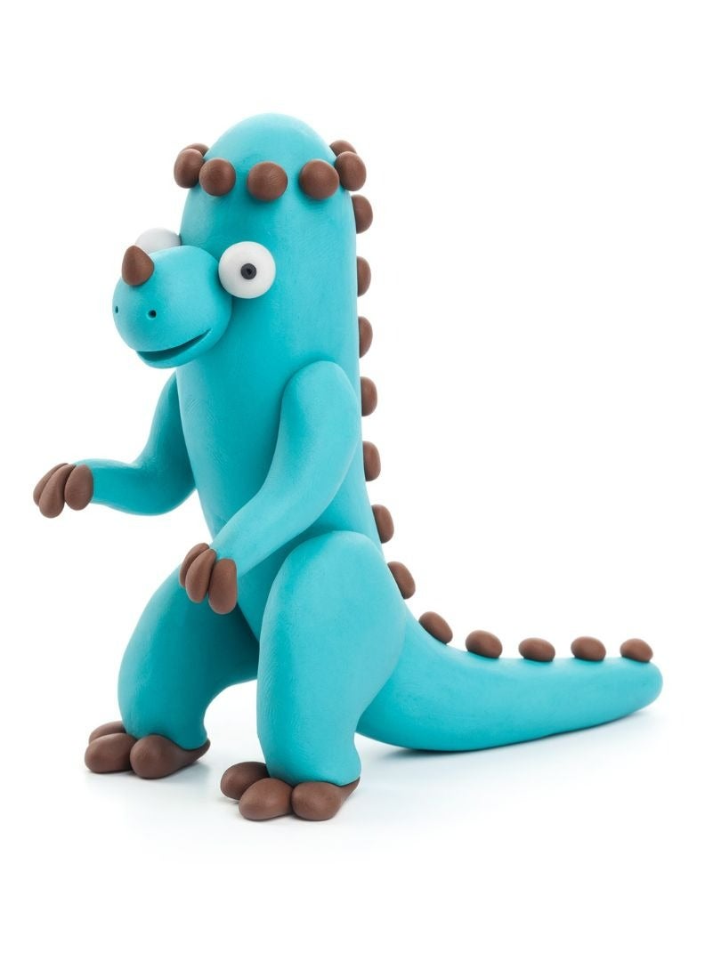 HEY CLAY DIY Dinos: Stegosaurus, Pachycephalosaurus, Brachiosaurus Plastic Creative Modelling Air-Dry Clay For Kids 6 Cans  - Image 5