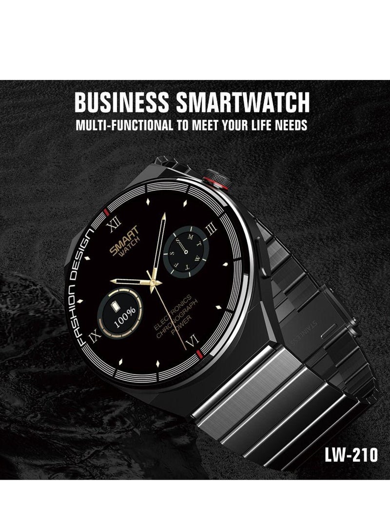Lenyes LW-210 Black NFC Smart Watch Set - Image 3