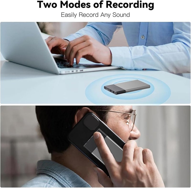 Digital Voice Recorder APP Control 64G Transcribe Summarize Lectures Meetings - Image 5