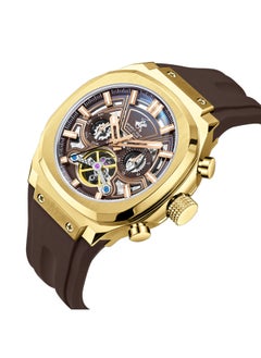 BEVERLY HILLS POLO CLUB BEVERLY HILLS POLO CLUB Men Automatic Multifunction Dark Brown Dial Watch - BP3750X.142  - Image 4